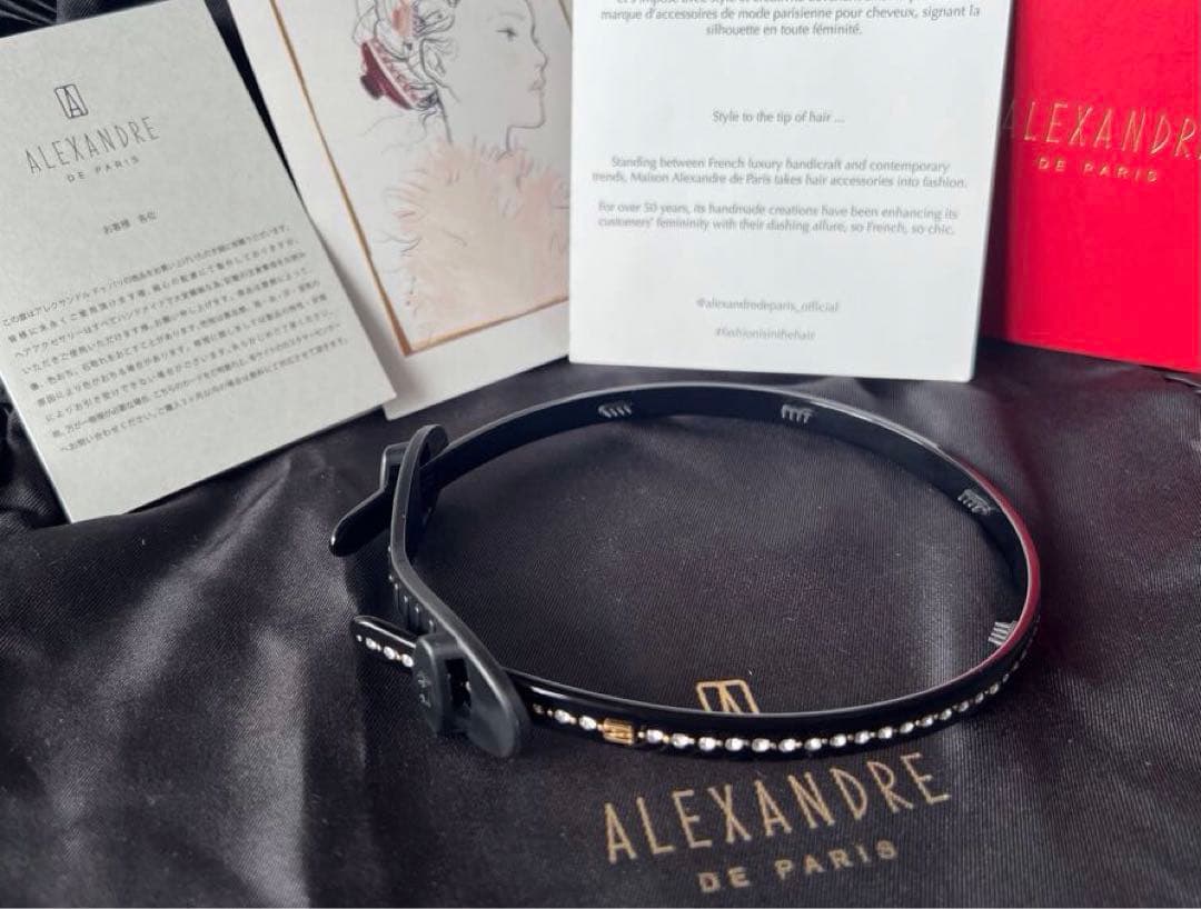 定番　アレクサンドルドゥパリ TIMELESS カチューシャ　【保管袋付】