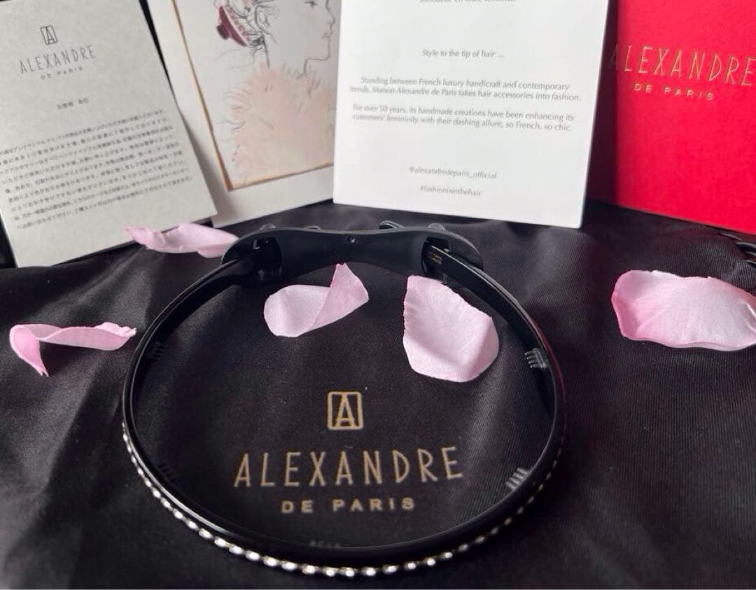 定番　アレクサンドルドゥパリ TIMELESS カチューシャ　【保管袋付】