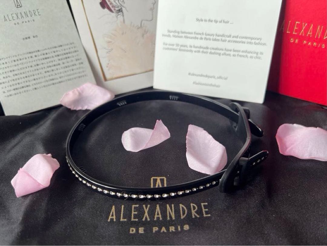 定番　アレクサンドルドゥパリ TIMELESS カチューシャ　【保管袋付】