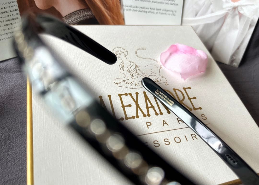 定番　アレクサンドルドゥパリ TIMELESS カチューシャ　【保管袋付】