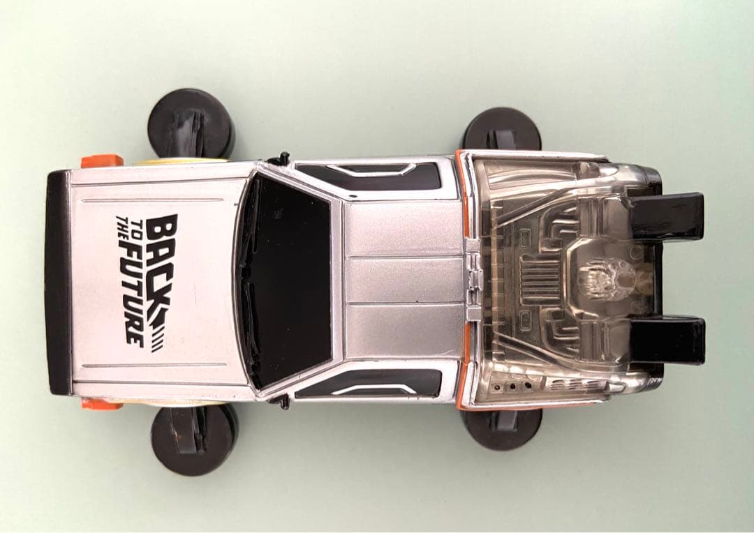 今週のみ【レア年代物】光る‼︎バック・トゥ・ザ・フューチャー デロリアン ミニカー