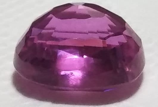 （新品）ピンクトパーズオーバル ルース 18ct （証明書付）