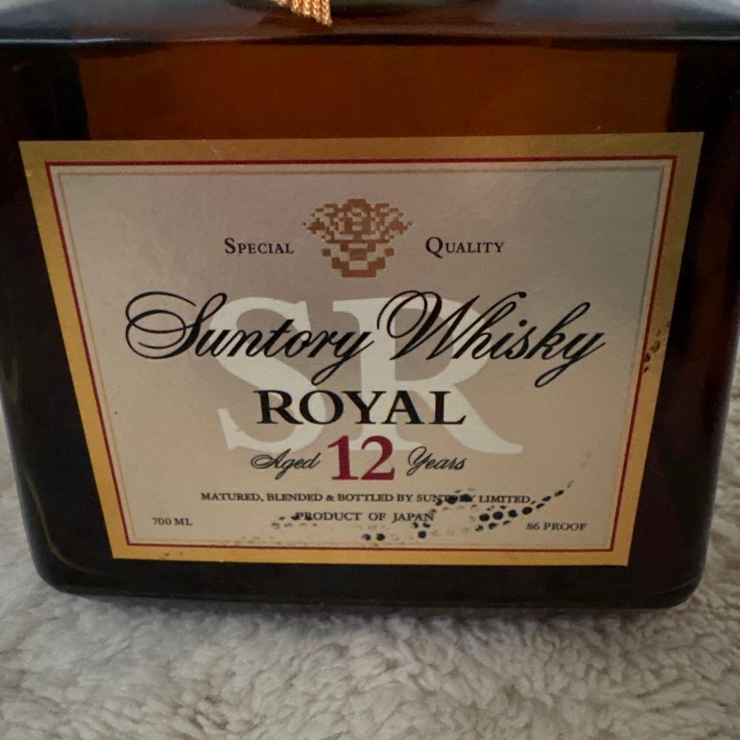 サントリーウイスキー　ローヤル12年700ml 角瓶700ml 古酒