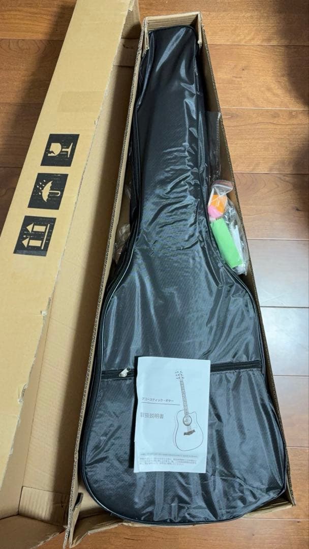 ギター⭐️初心者入門セット アコースティック ベースギターセット 大人 学生用
