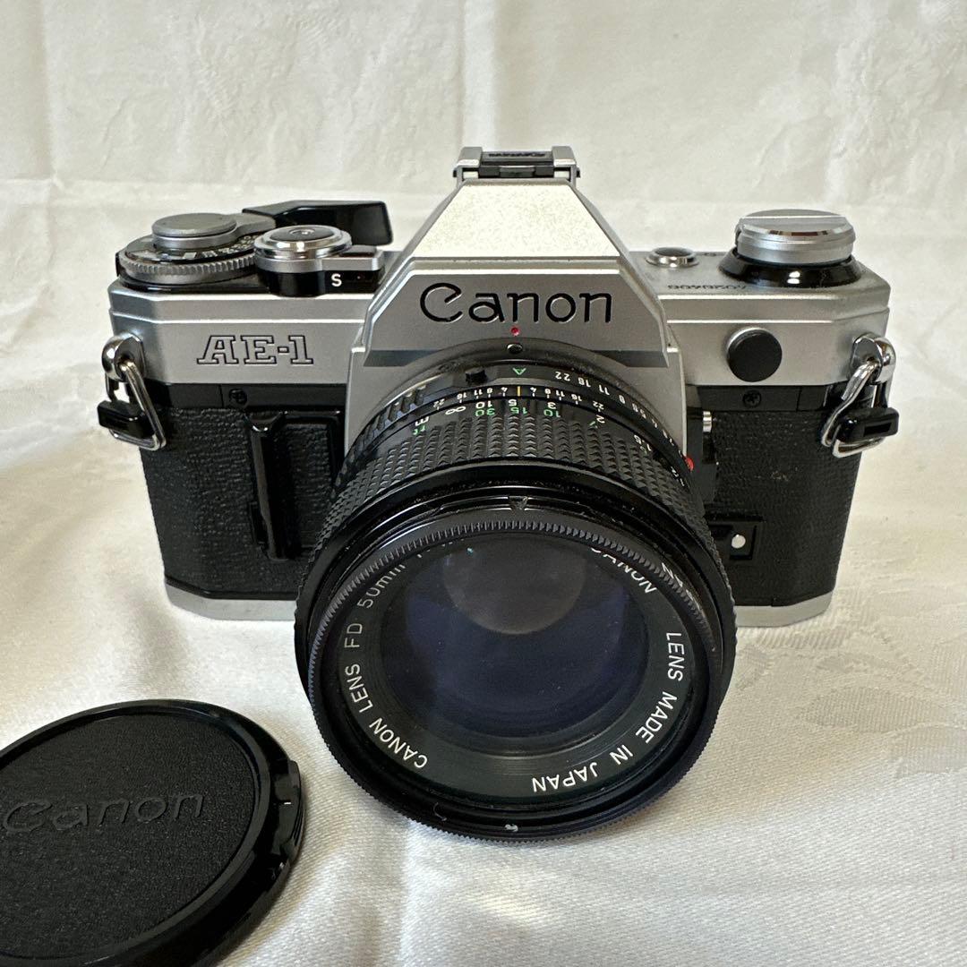 Canon AE-1 フィルムカメラ レンズ2本付き