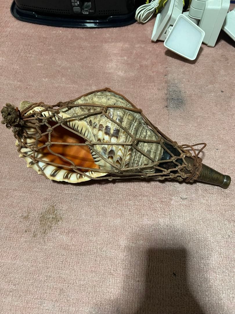 貝殻製の網掛けデザイン 42cm