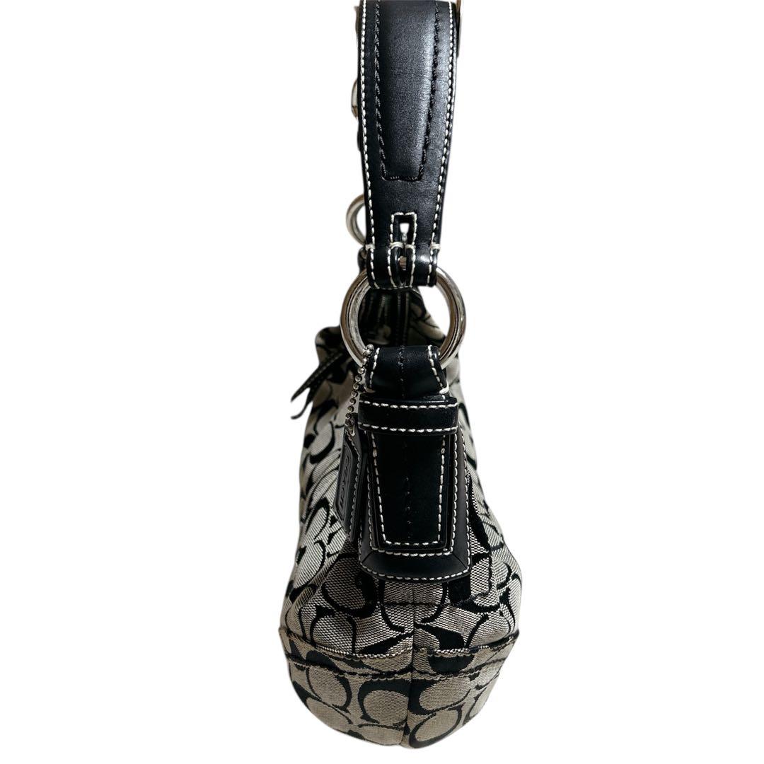 COACH　Shoulder Bag Halfmoon Canvas Hobo