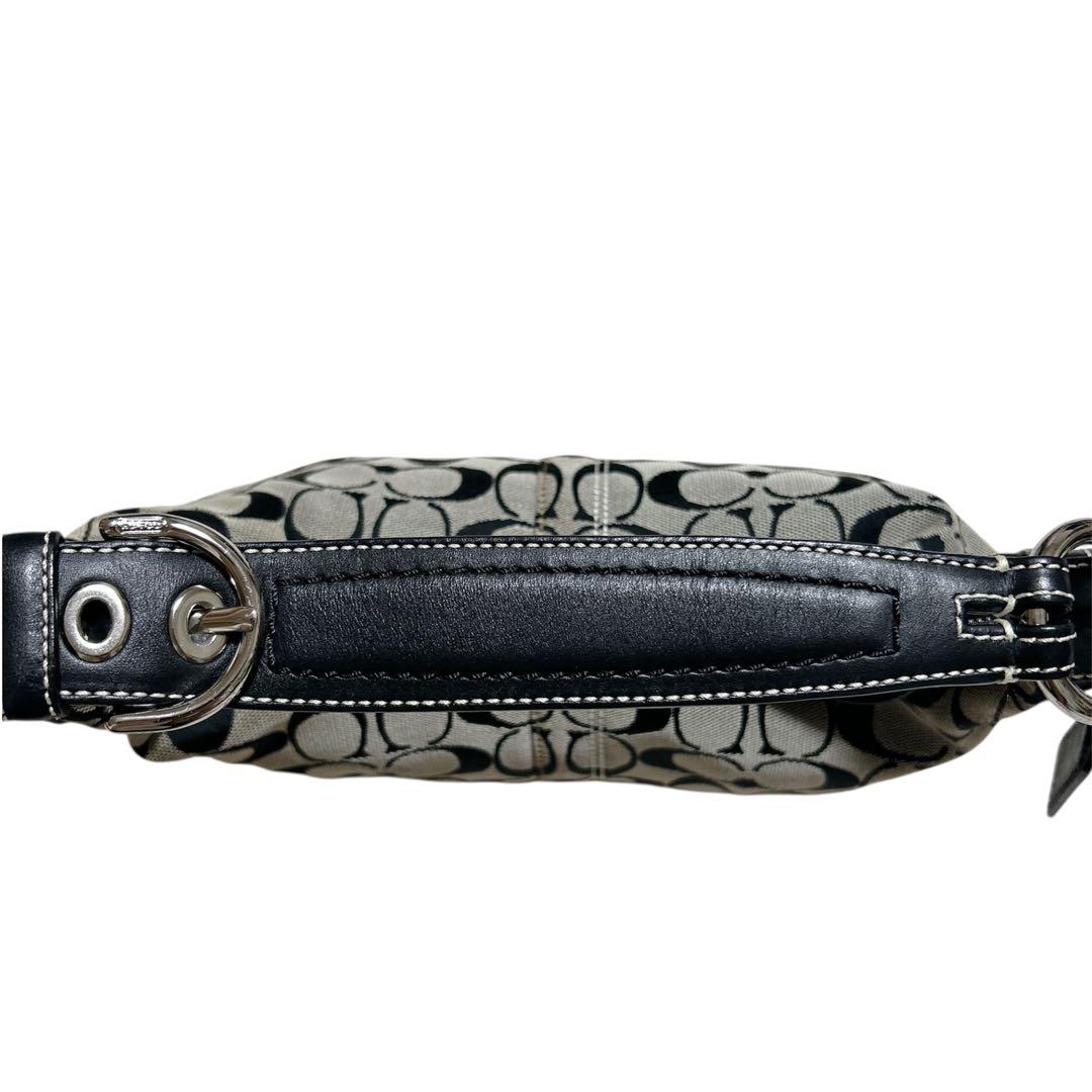 COACH　Shoulder Bag Halfmoon Canvas Hobo