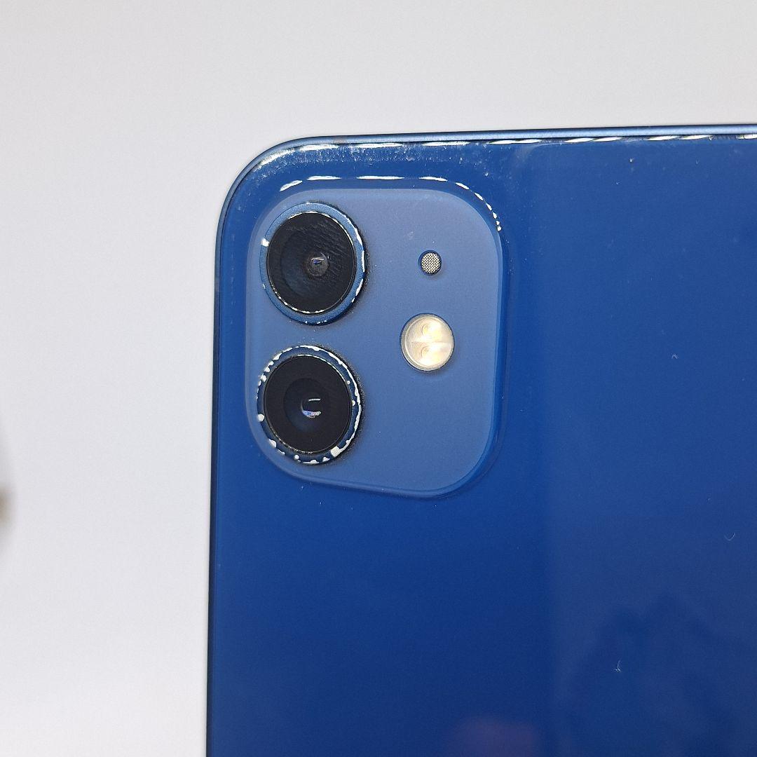 iPhone 12 64GB SIMフリー バッテリー新品 大容量 ブルー