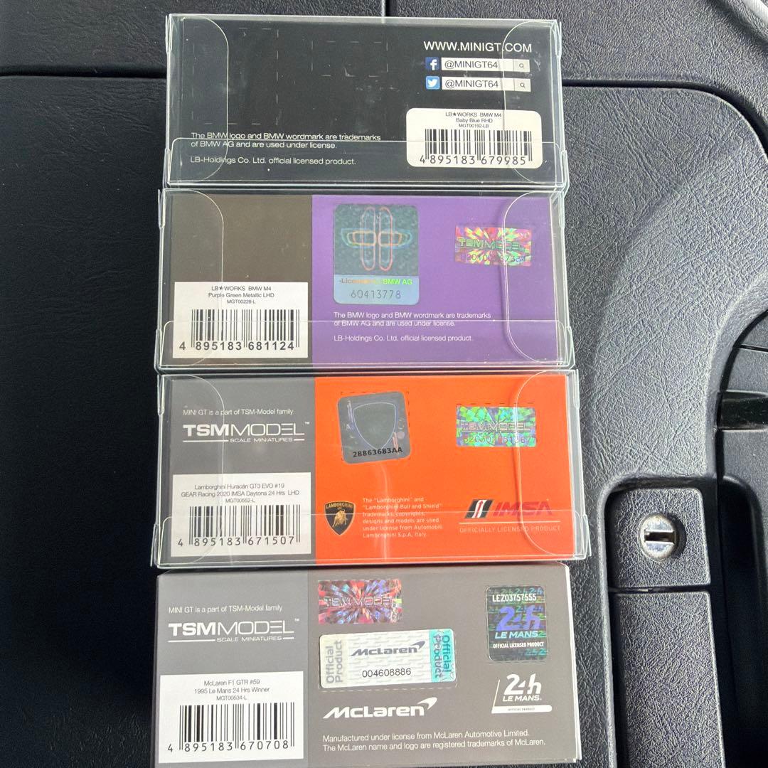 mini gt LBWK BMW M4 ランボルギーニ 4台セット LB☆