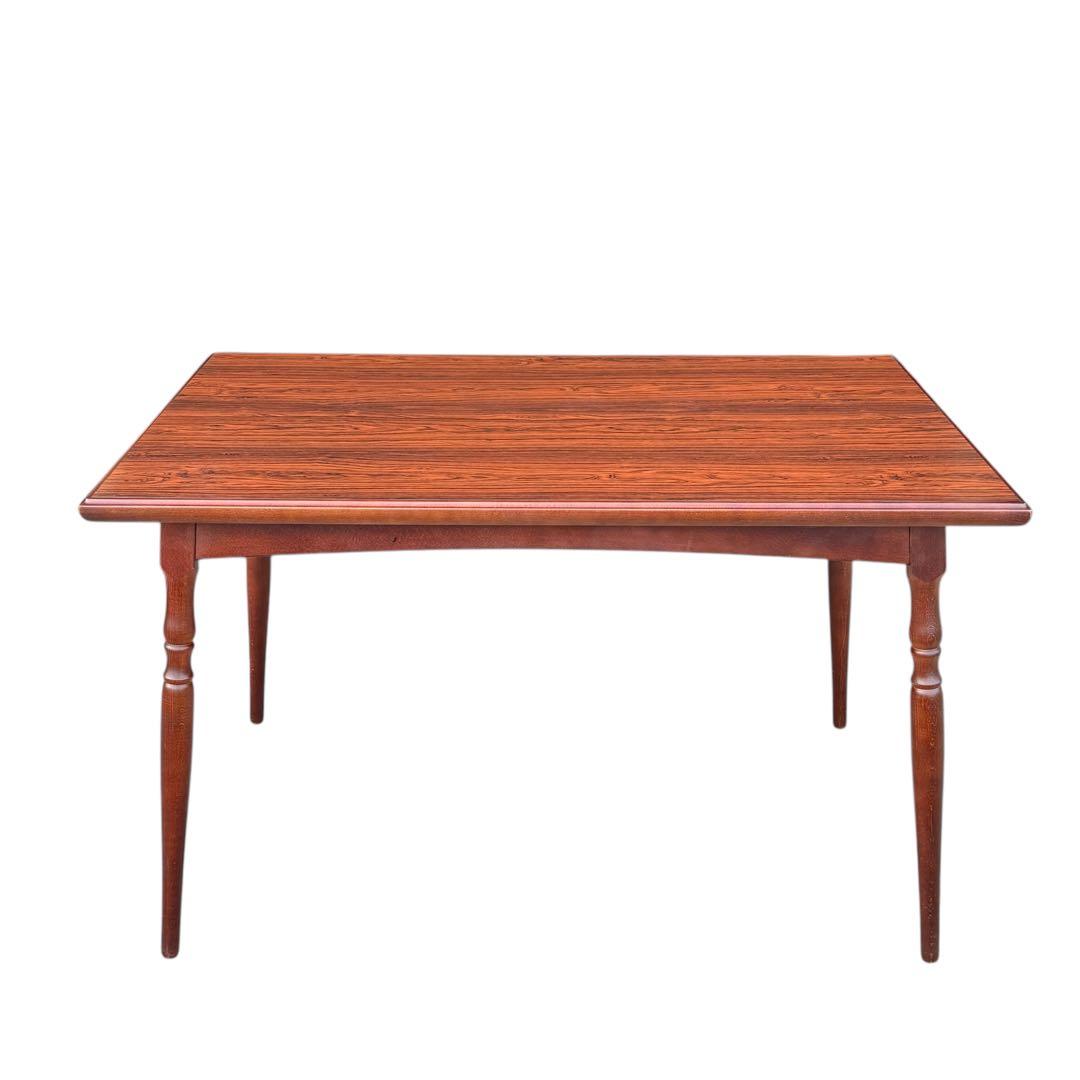 HR625木目が美しい 【希少デザイン】秋田木工　北欧テイストダイニングテーブル