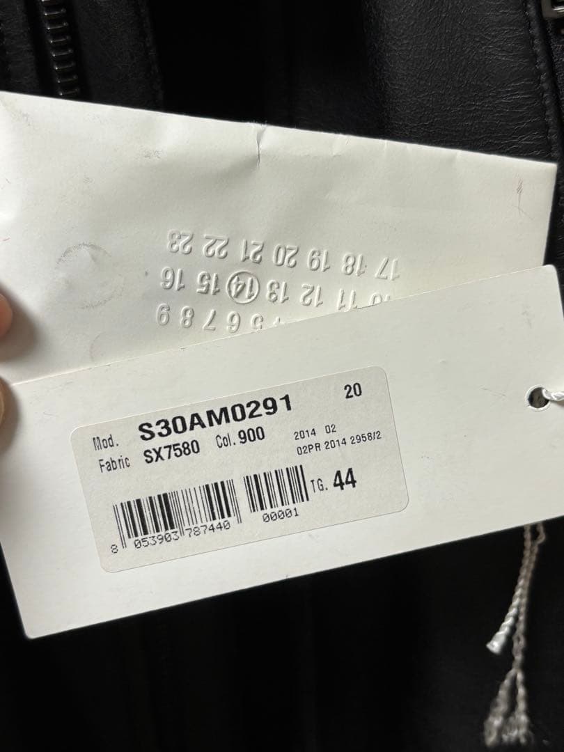 ※最終値下 2014 Maison Martin Margiela ライダース