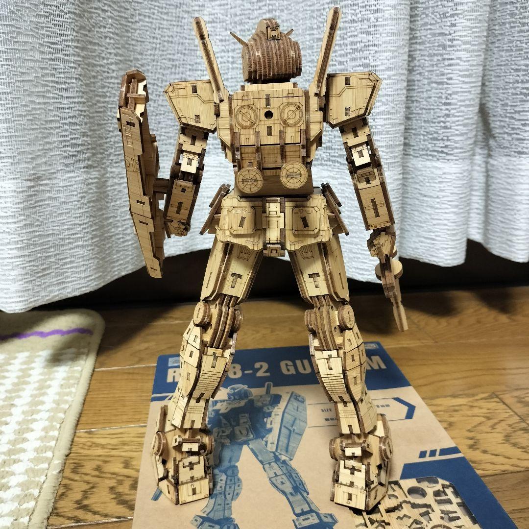 完成品！wa-gu-mi RX-78 ガンダム 竹製