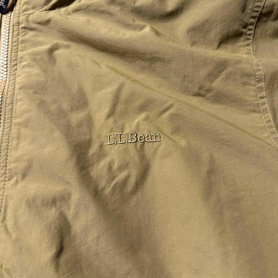 L.L.Bean エルエルビーン ウォームアップジャケット L 裏地チェック柄