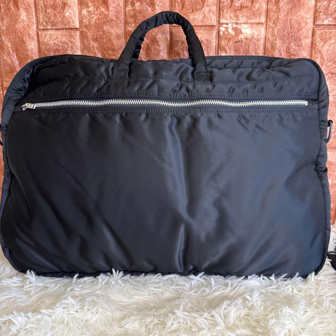 【美品】ポーター　タンカー　2way　ブリーフケース　ビジネスバッグ　黒