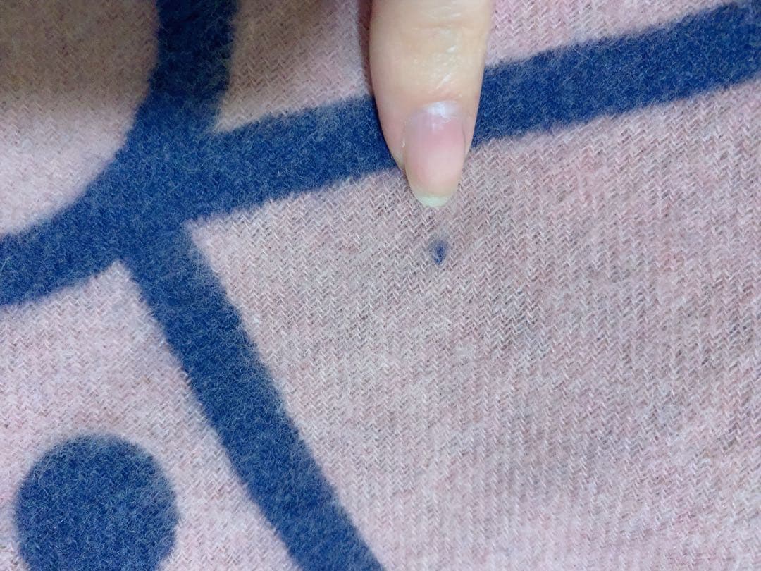 Vivienne Westwood マフラー ネイビー/ピンク リバーシブル