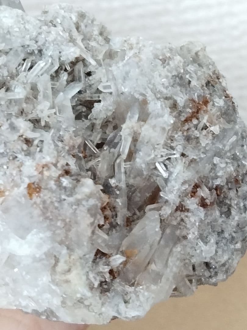 長野県　大日向砕石場　国産天然水晶　水晶クラスター　999