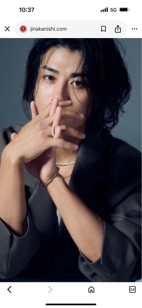 赤西仁、錦戸亮コラボJeRagen ホワイトパールリング 保存袋付き