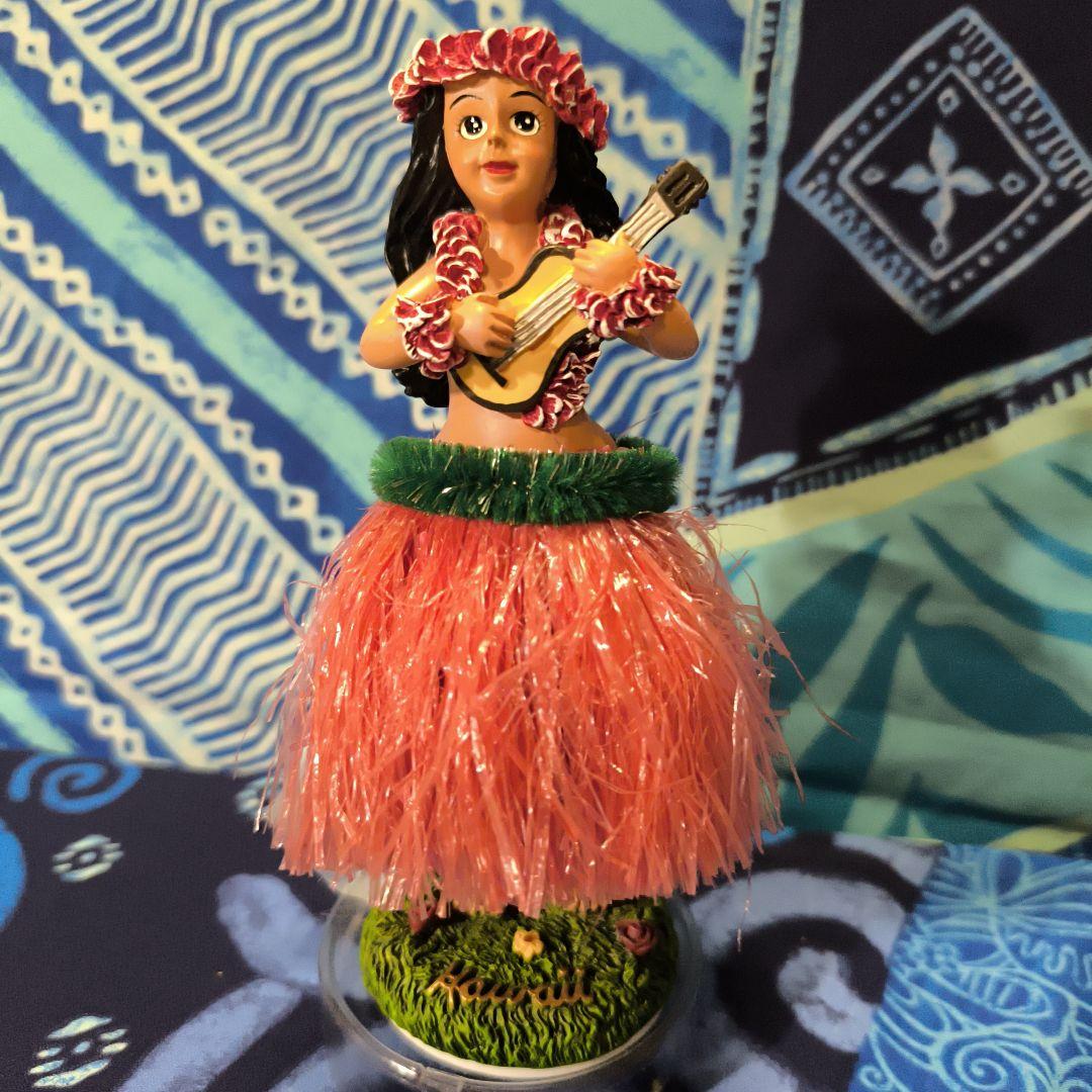 HulaDollダッシュボード用フラドール 約17cmw/ウクレレ