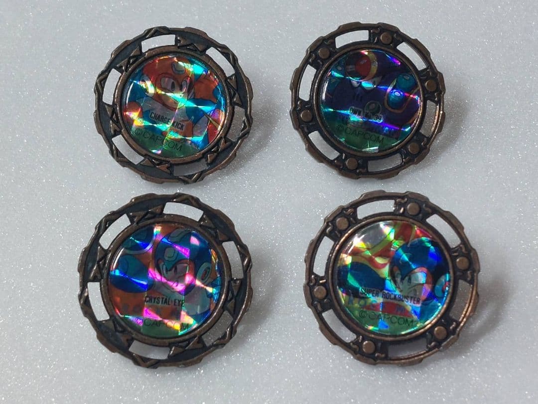 ロックマン キャラコバッチ 4個セット バンダイ