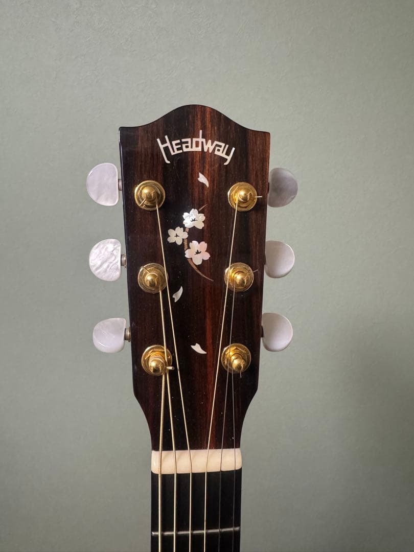 【早い者勝ち】Headway 月見夜桜　アコースティックギター