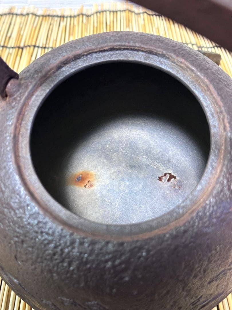 ＵＳＥＤ品、供箱、付属品付　岩手県奥州水沢幸工芸現代の名工佐藤勝久造馬蹄鉉波文