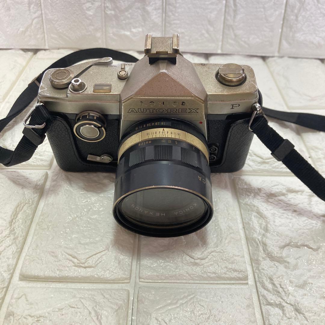 KONICA AUTOREX P レザーケース付き フィルムカメラ