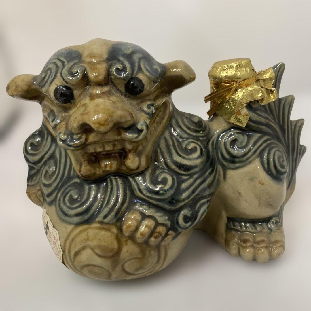 4 セットお酒シーサー酒器慶州法酒ARMAGNAC CASTAGNON 鬼の置物