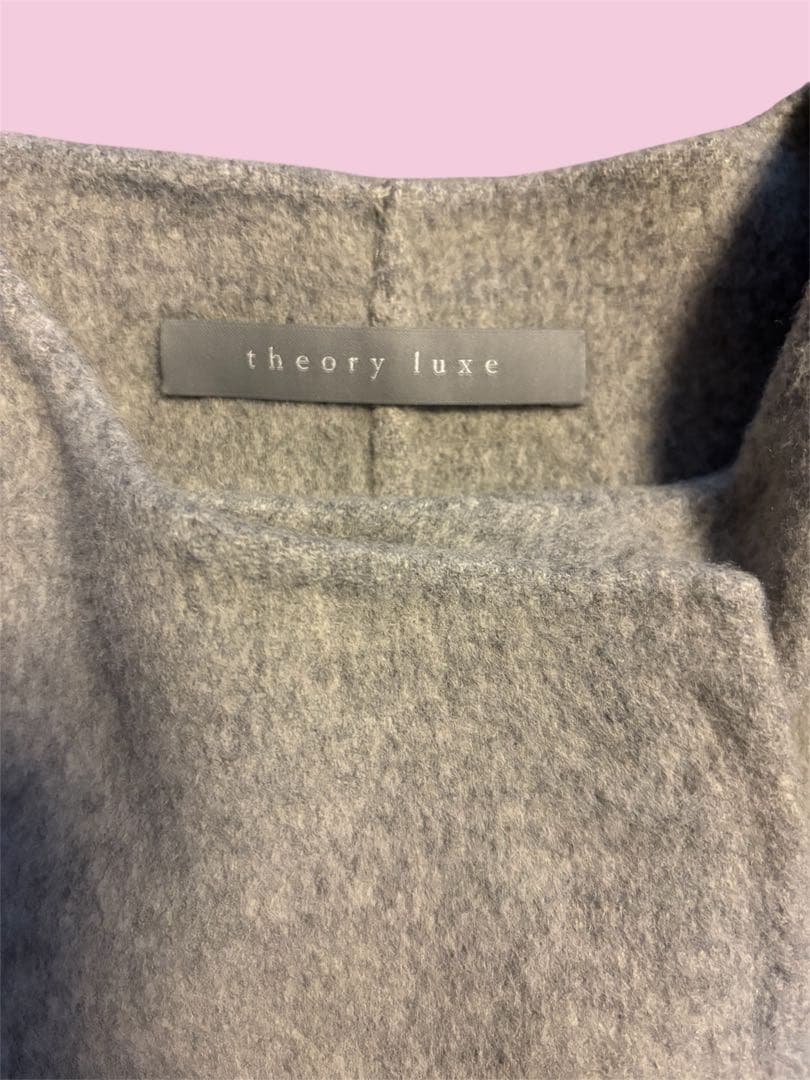 theory luxe グレーコート　38サイズ