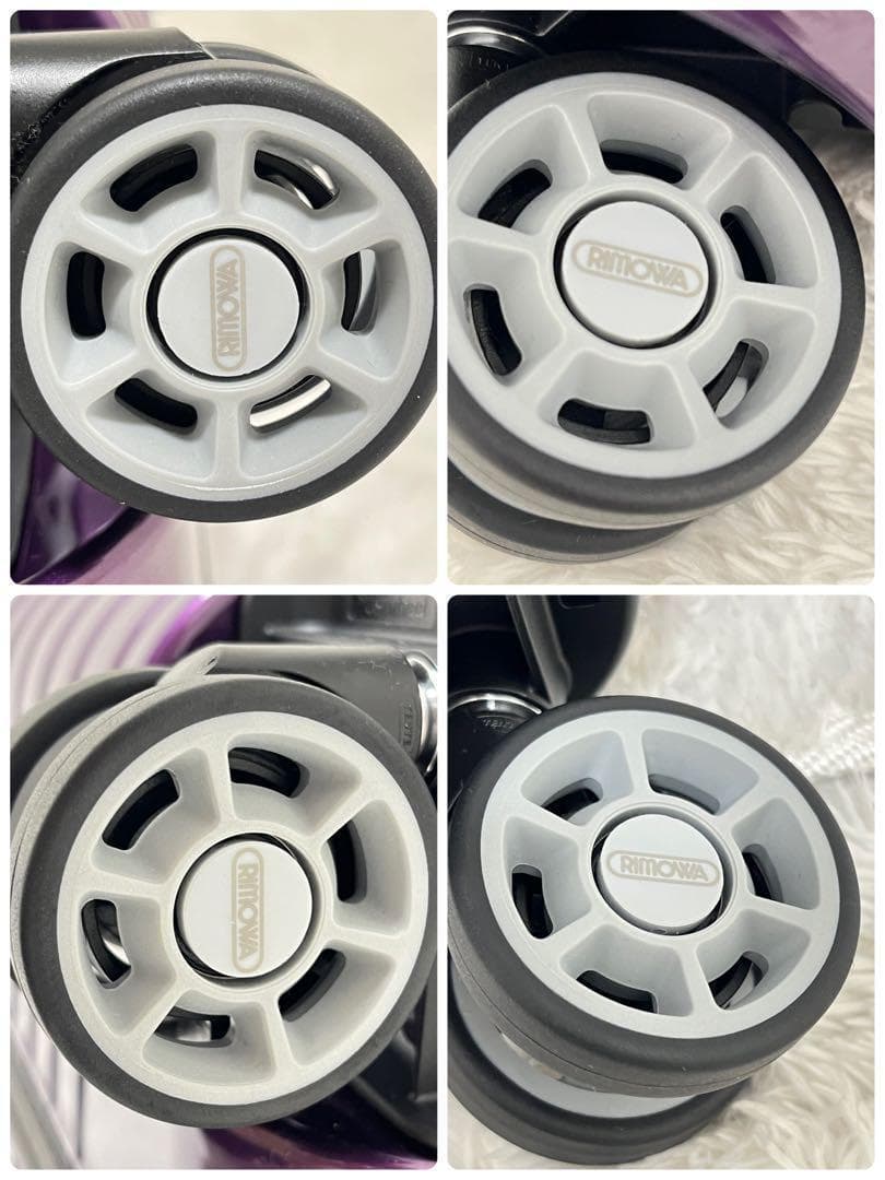 美品 RIMOWA SALSA AIR バイオレット 4輪 パープル 84L