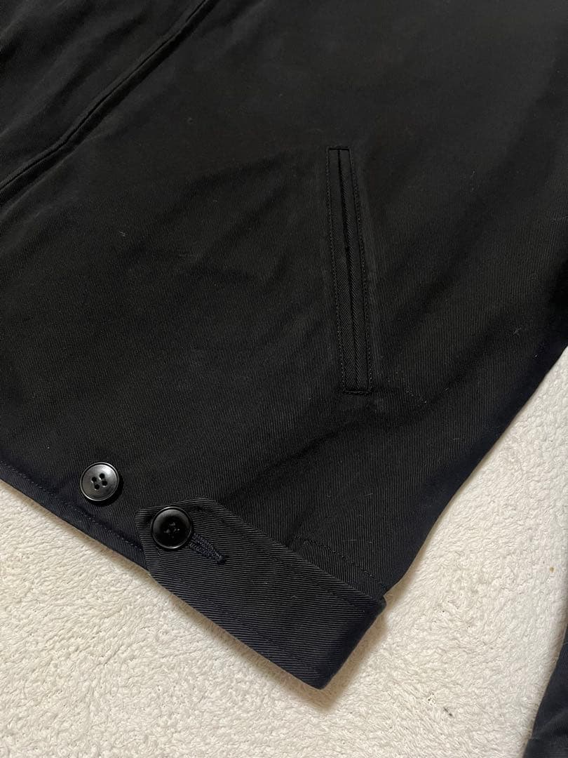 形◎ フランス製　agnes b. スイングトップ　2 ブラック　八の字ポケット