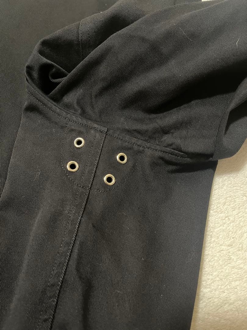 形◎ フランス製　agnes b. スイングトップ　2 ブラック　八の字ポケット