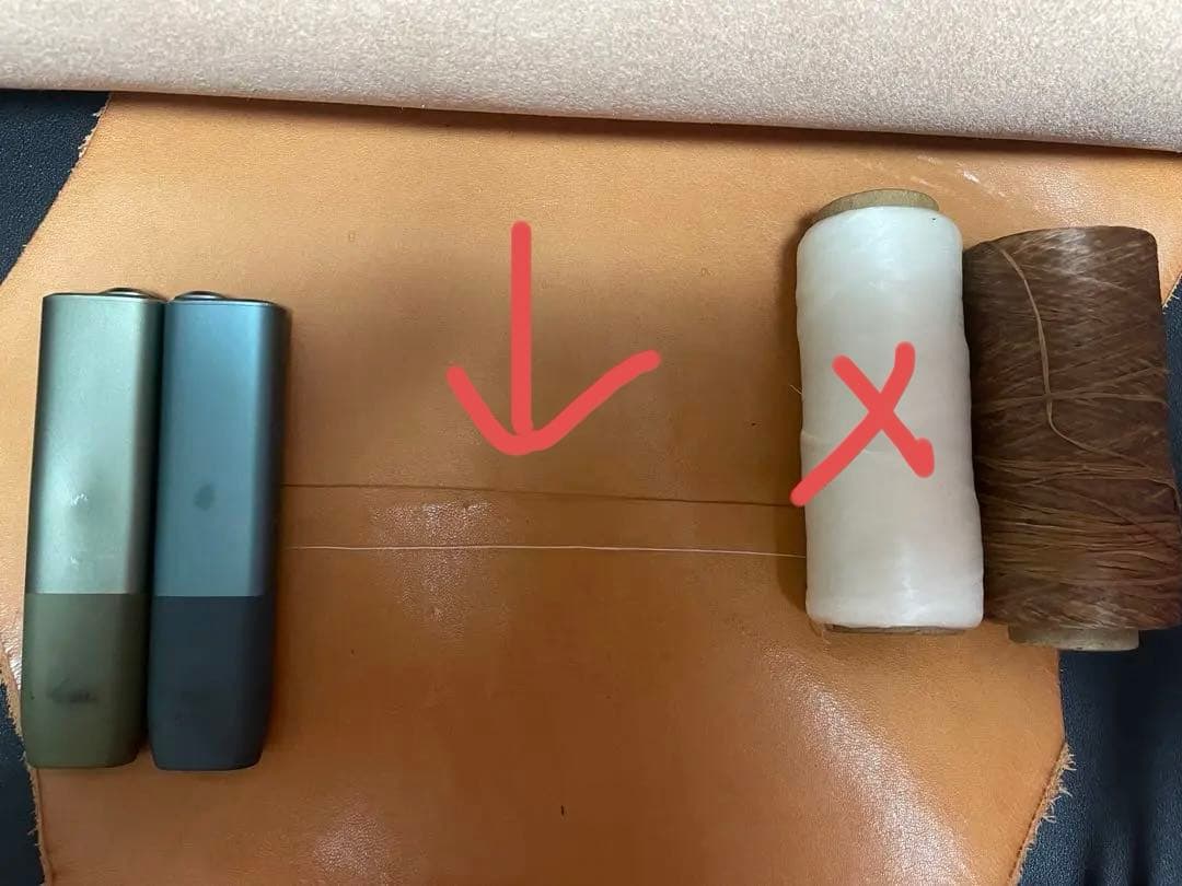 【オーダー】iQOSイルマワン　レザーケース　２個セット　茶系、ユリ、吊下リング