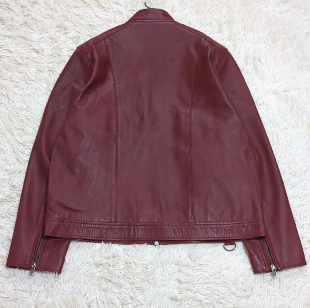 美品　Liugoo Leathers リューグーレザー　シングルライダー羊革3L