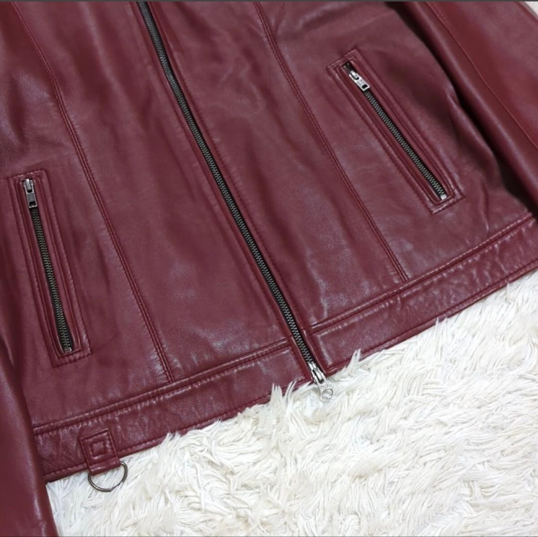 美品　Liugoo Leathers リューグーレザー　シングルライダー羊革3L