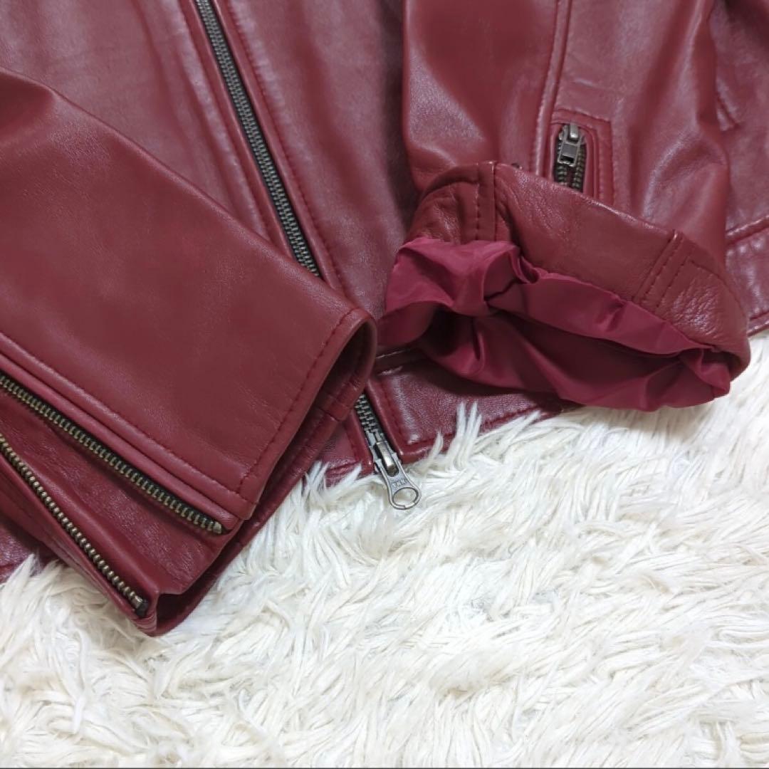 美品　Liugoo Leathers リューグーレザー　シングルライダー羊革3L