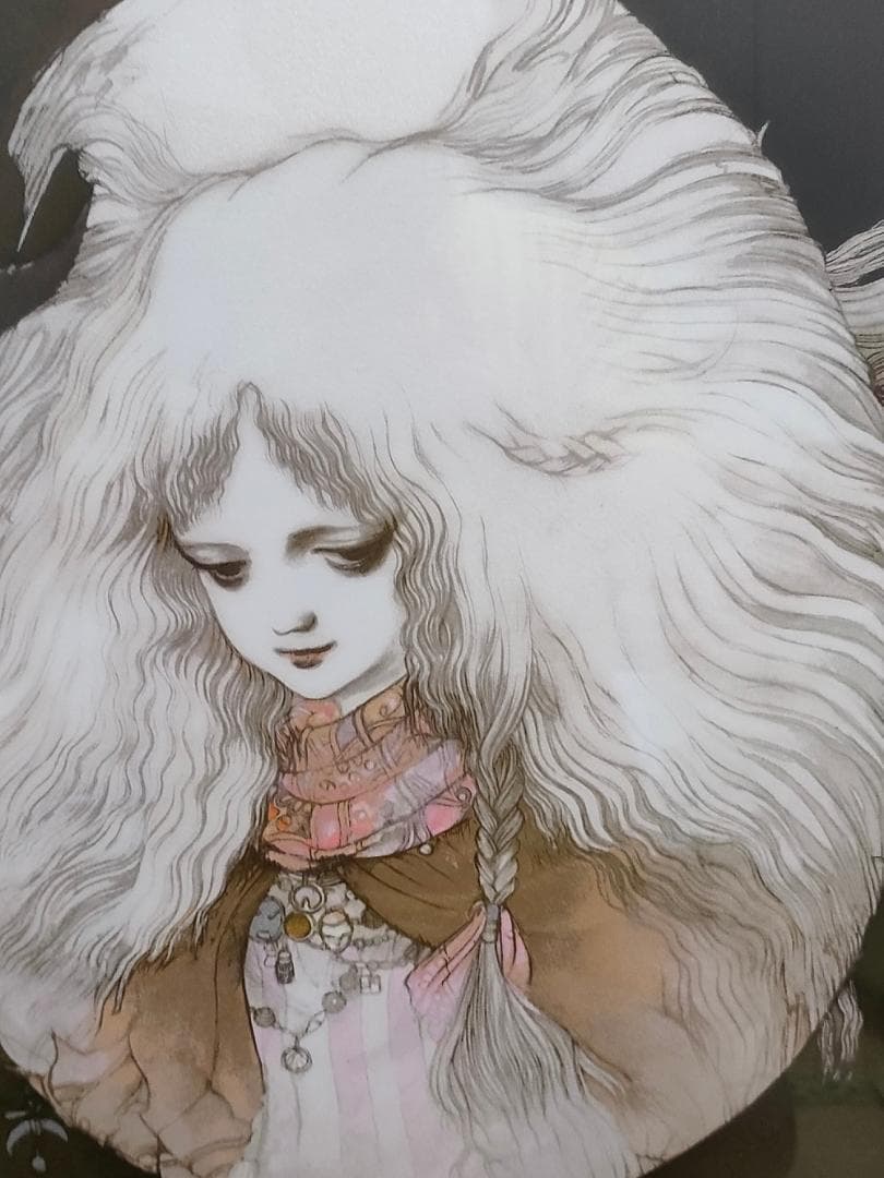 天使のたまご 想空 シルクスクリーン 版画 天野喜孝