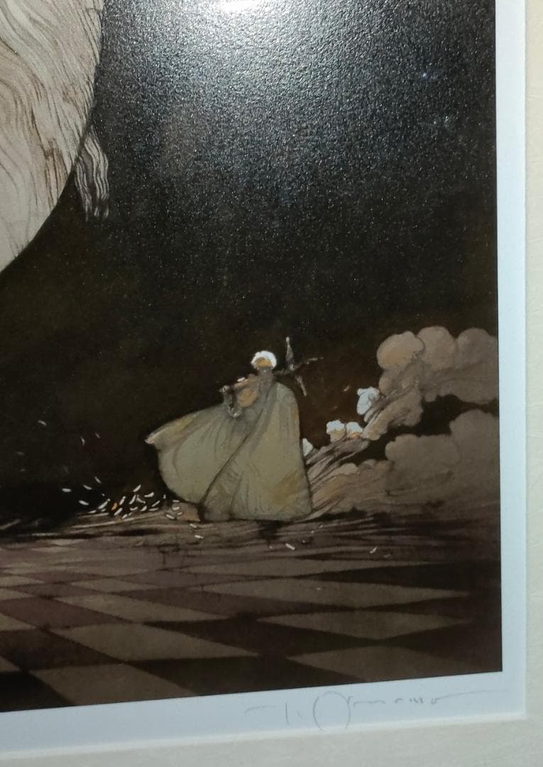 天使のたまご 想空 シルクスクリーン 版画 天野喜孝