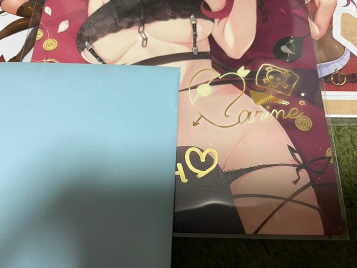 宝鐘マリン直筆サインセット