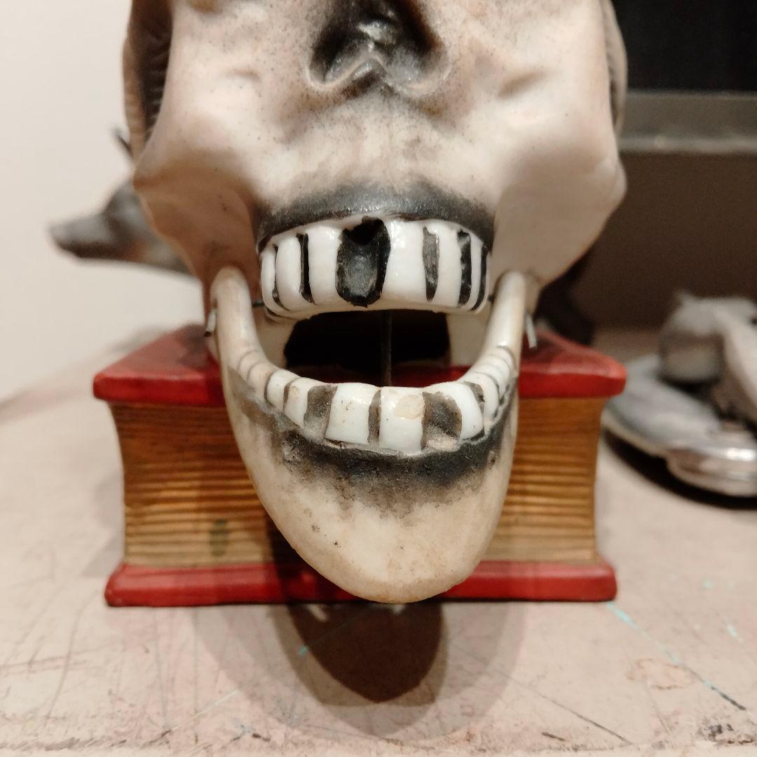 レア 50s スカルオンブック スカル ドクロ　ビンテージ ゴールド