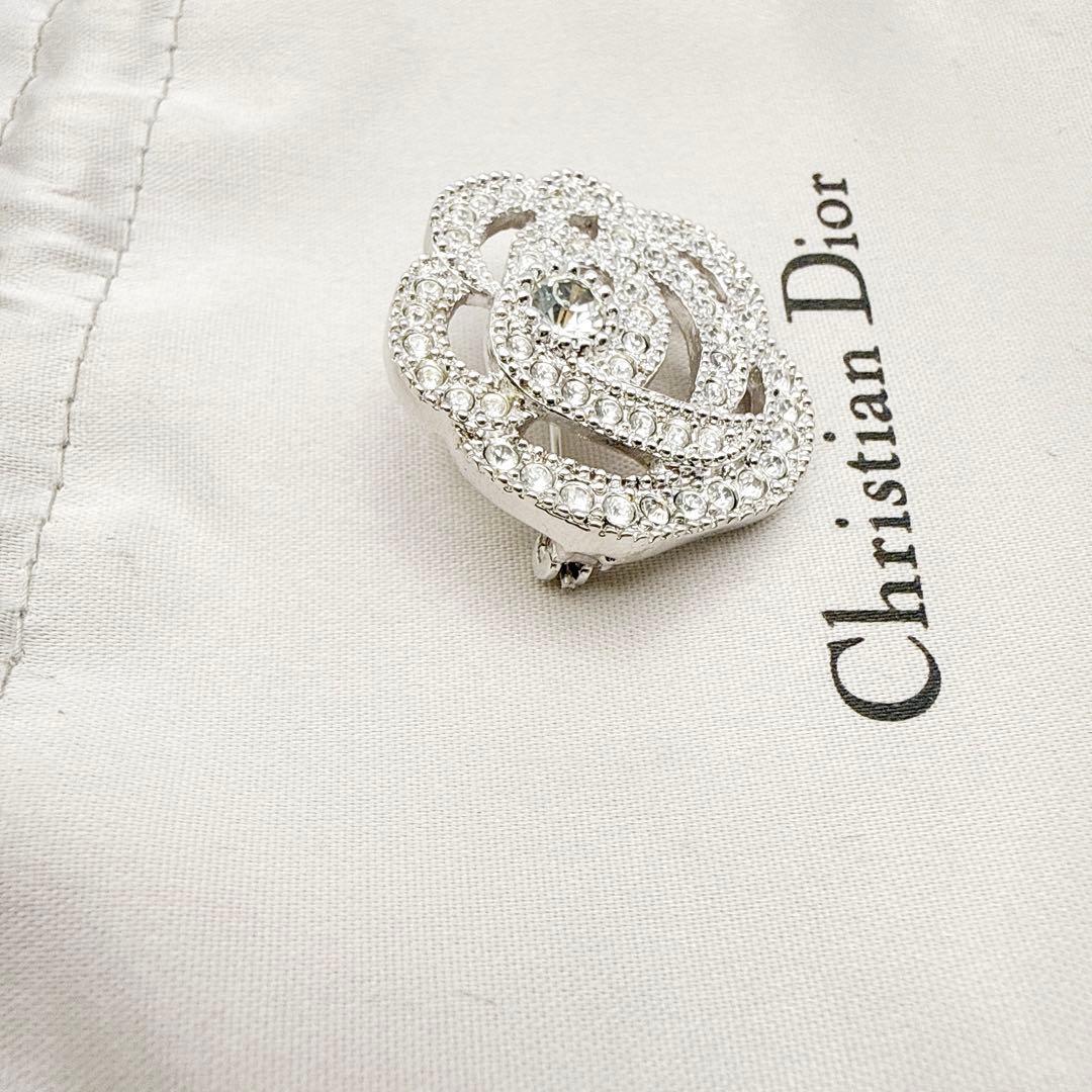 2950-3 人気✨Dior　ブローチ　CD　ロゴ　希少　刻印