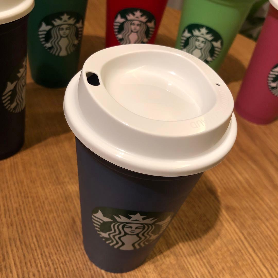 【6個】カラーチェンジング リユーザブル ホットカップ473ml