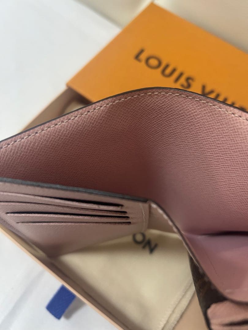 LOUIS VUITTON 財布　ポルトフォイユ ジュリエット 二つ折り　ピンク