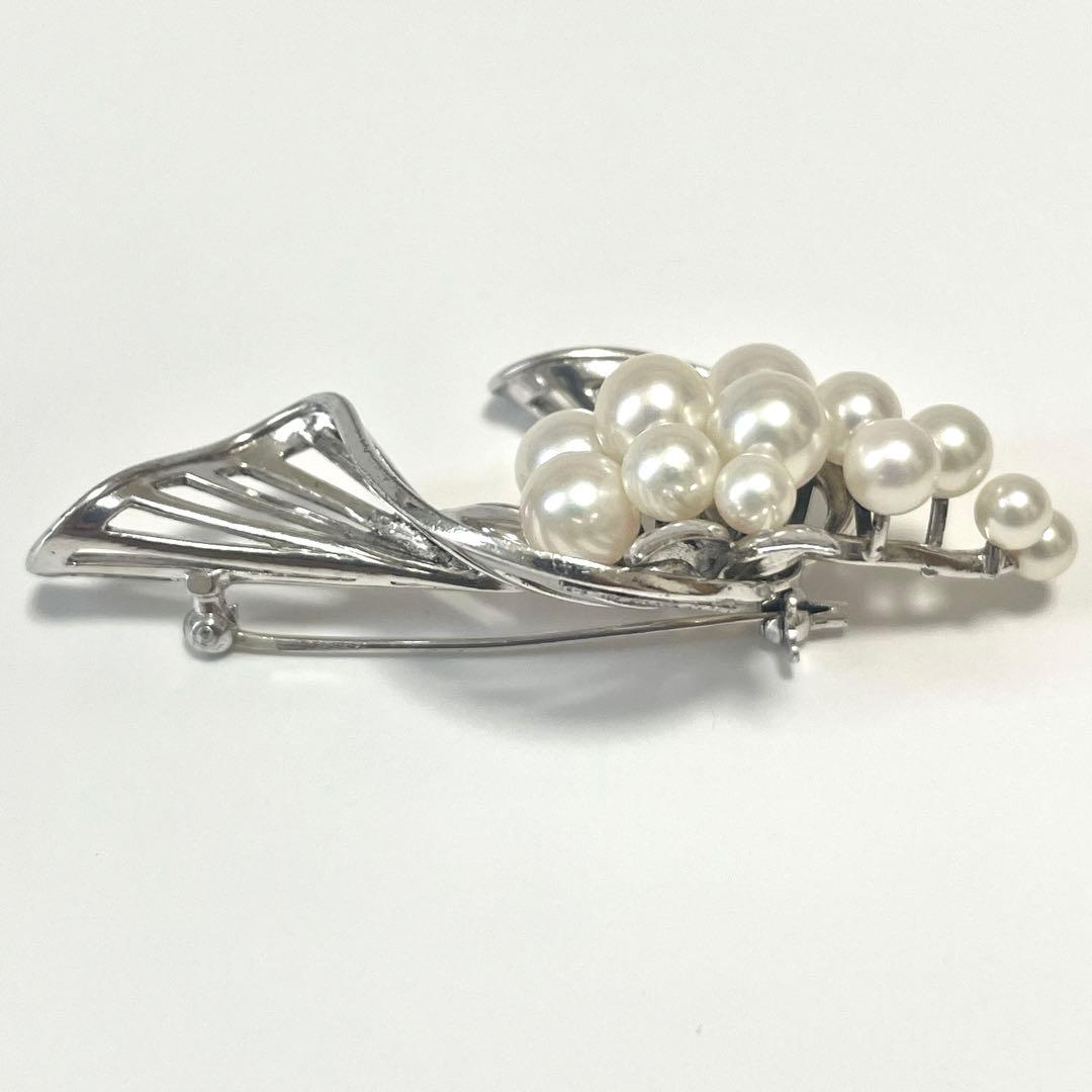 超希少✨皇室御用達 ミキモト アコヤ真珠 パール ブローチ コサージュ 箱つき