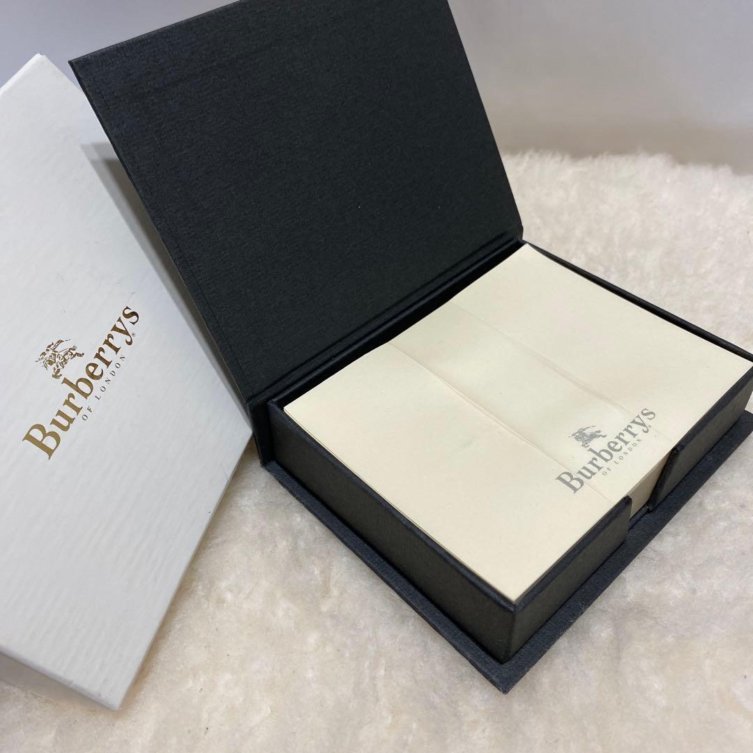 美品　バーバリー　BURBERRYS ボールペン、シャープペンセット　&メモ用紙