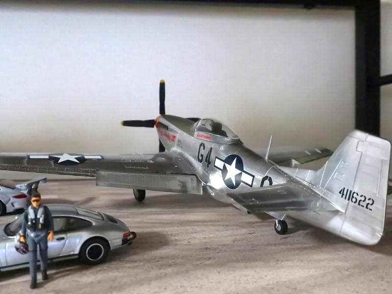 トップガン マーヴェリックでも登場 1/72 マスタング P51 塗装済完成品