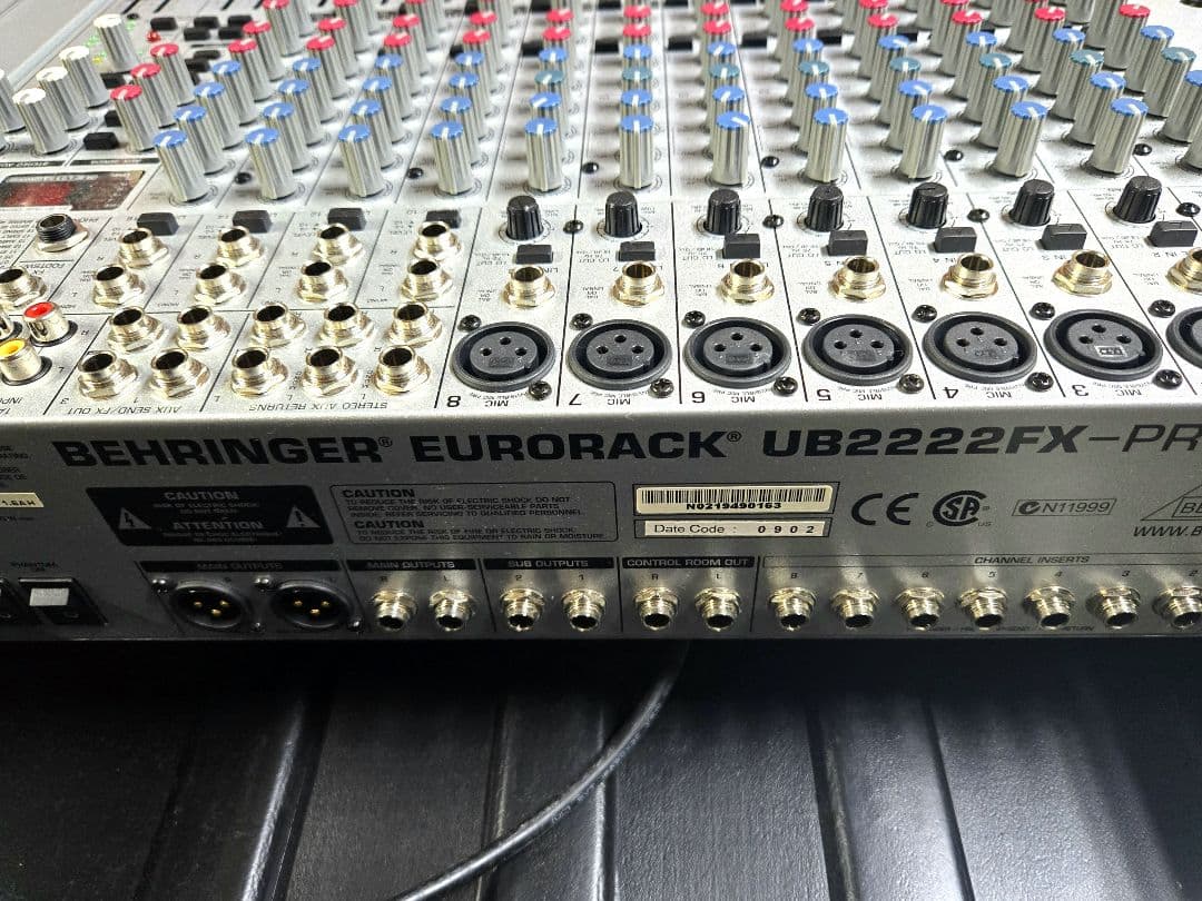 EURORACK UB2222FX-PRO❰美品❱ SKBハードケース　セット