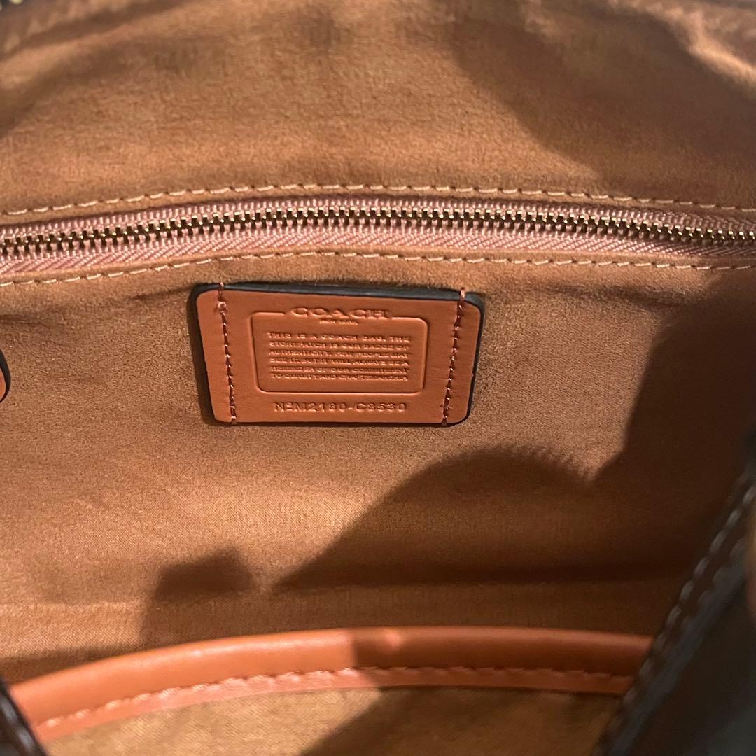 【極美品】COACH ルビーサッチェル ミニボストン 2way ショルダー 黒