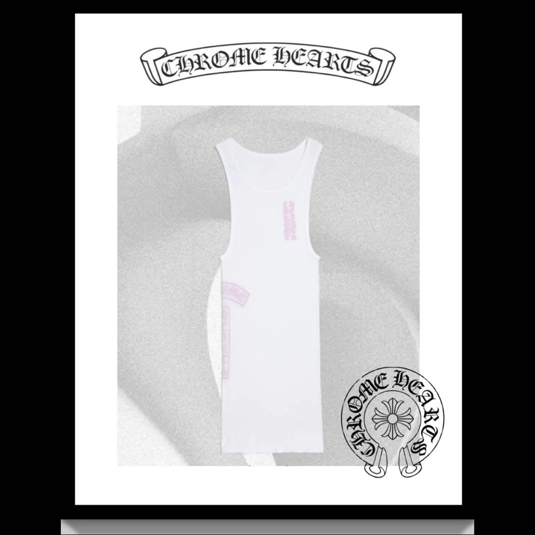 クロムハーツ タンクトップ　ピンク　S