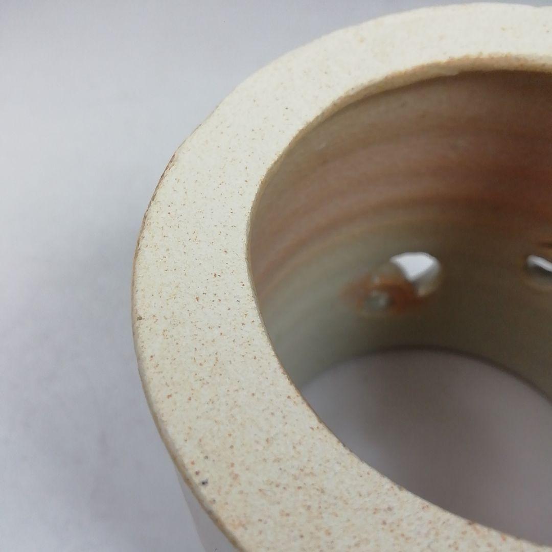 Ｗ６　蓋置　『萩焼』『椿窯　天鵬山 造』　共箱　茶道具